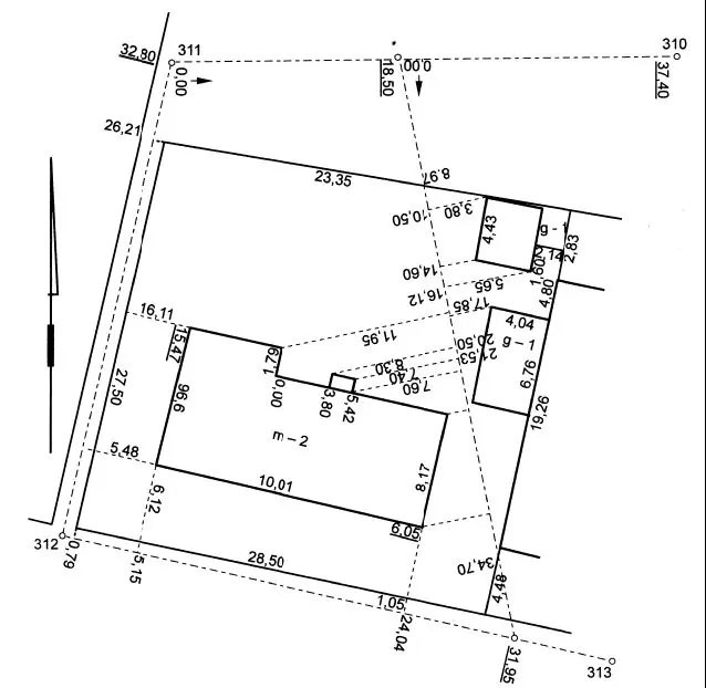 Wytyczenie głównych osi